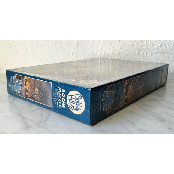 Cobble Hill Winter in the Park 500 Piece Puzzle NEW Sealed - Picture 3 of 4